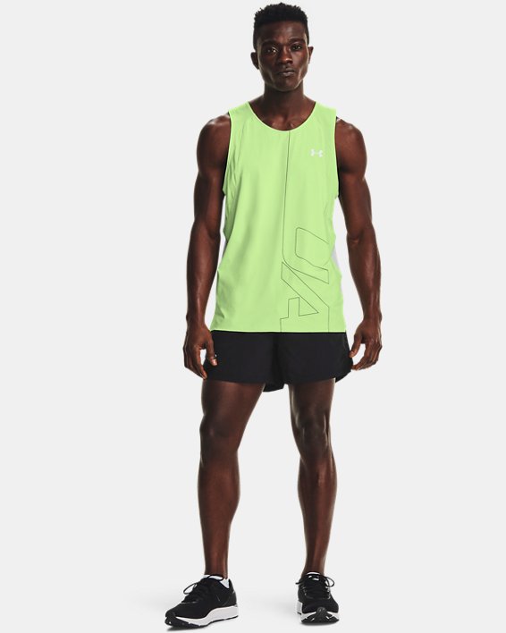 Men's UA Launch Run 5" Shorts in Black image number 2